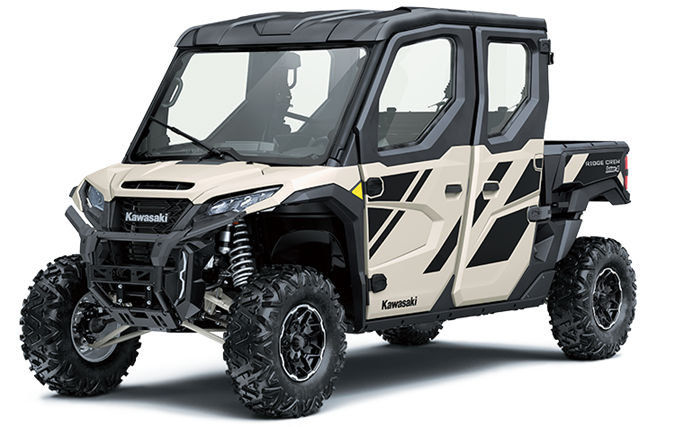 2025 Kawasaki RIDGE Crew HVAC-Candy — photo 2