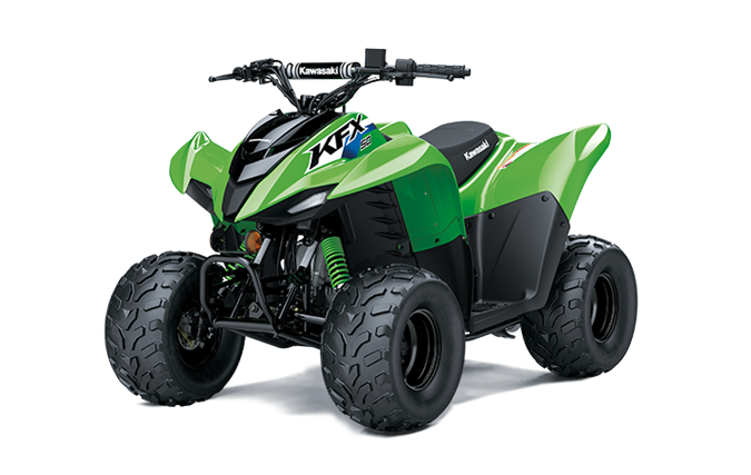 2026 Kawasaki KFX 50 - Bright White — photo 3