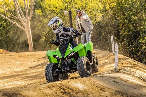 2026 Kawasaki KFX 90 - Bright White — photo 6