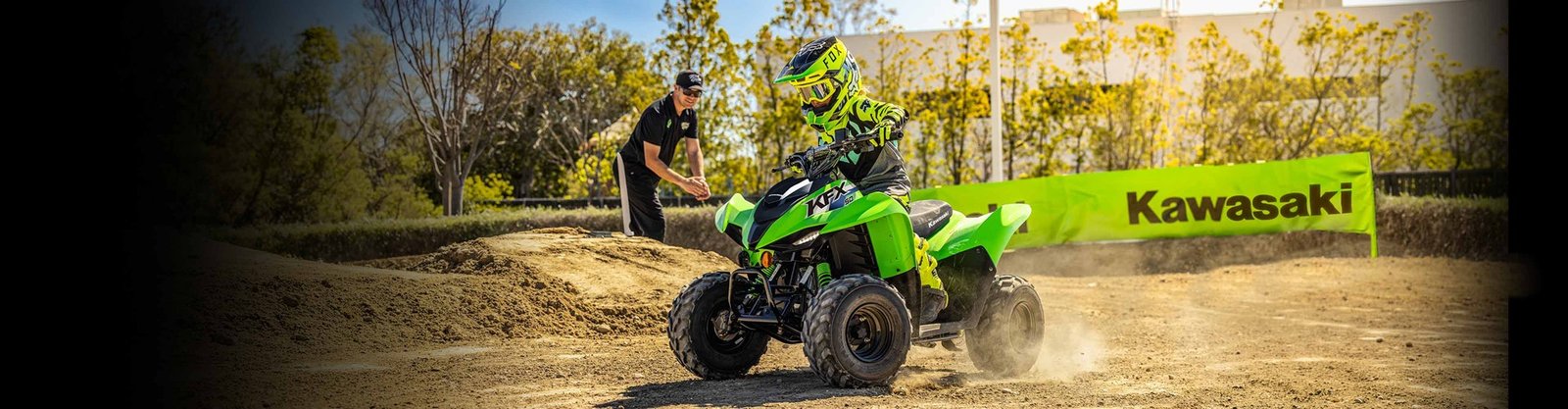 2026 Kawasaki KFX 50 - Bright White — photo 2