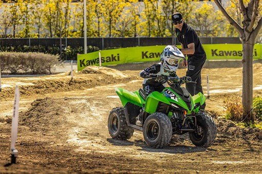 2026 Kawasaki KFX 90 - Bright White — photo 4
