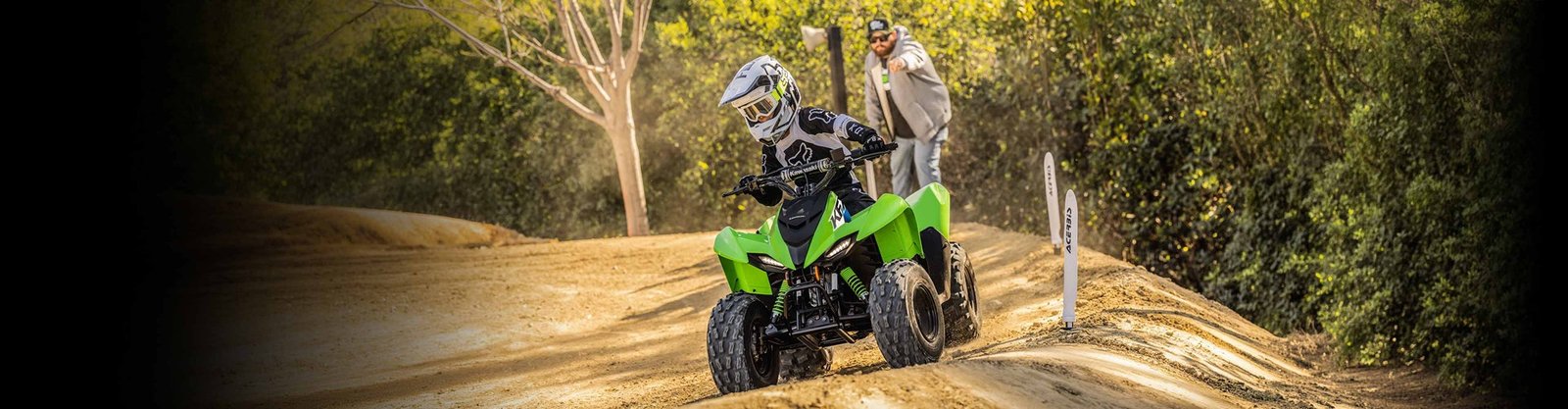 2026 Kawasaki KFX® 90 - Bright White — photo 3