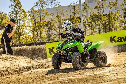 2026 Kawasaki KFX 90 - Bright White — photo 5